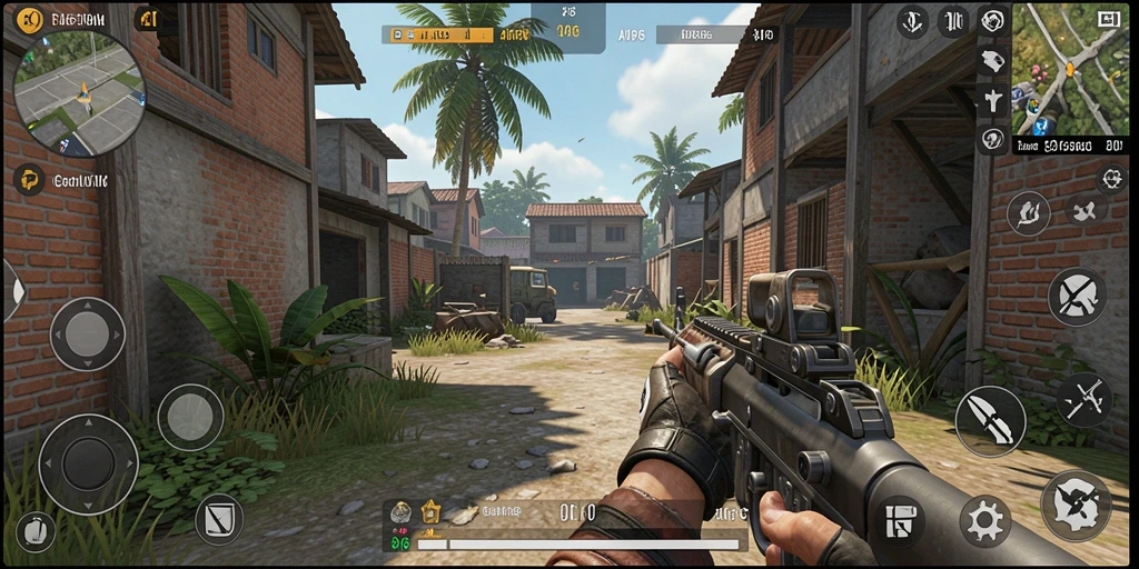Tampilan dinamis dari gameplay API66 yang seru dan mendebarkan.