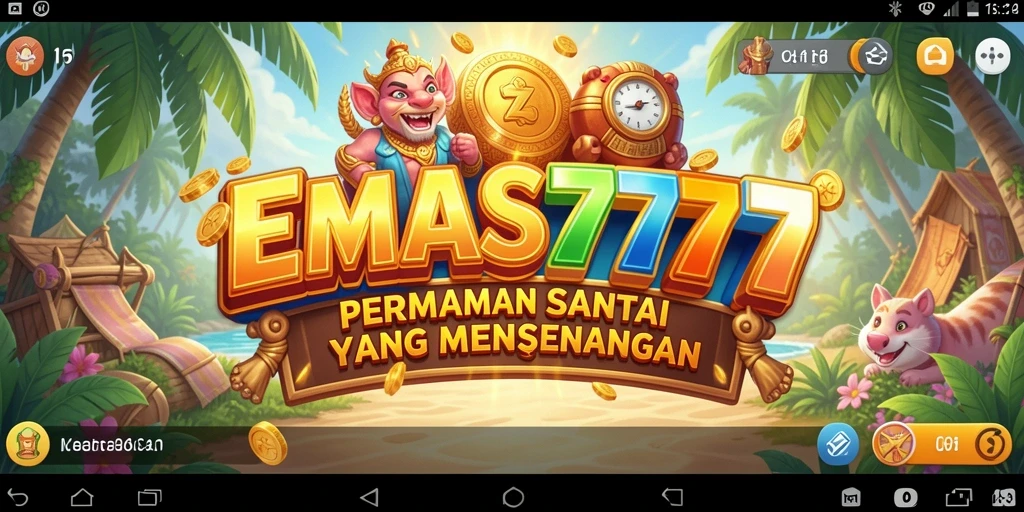 Screenshot EMAS777 menampilkan gameplay yang seru dan interaktif.