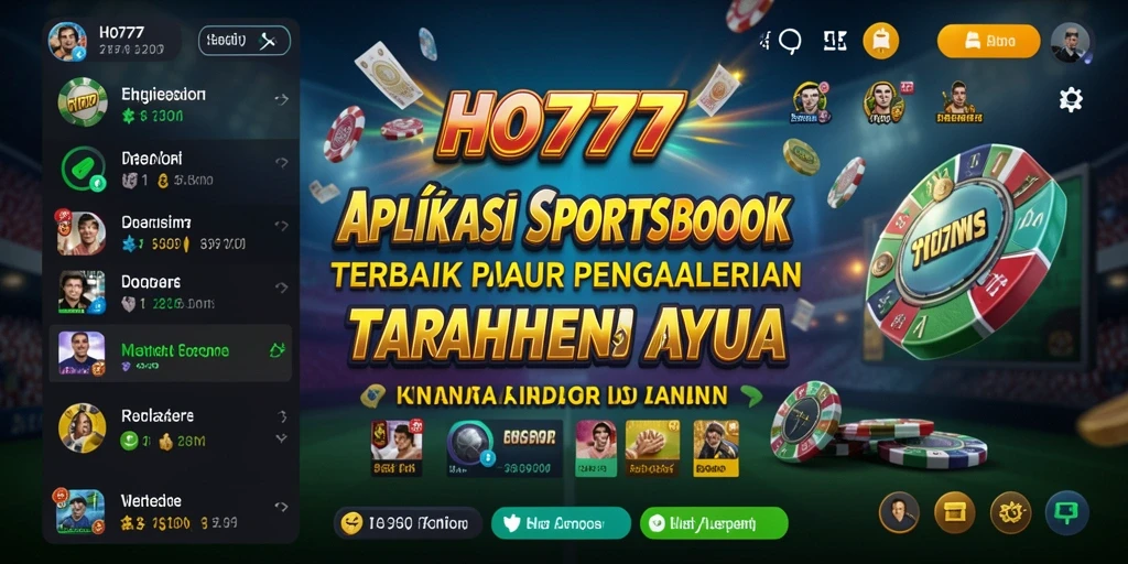 Tampilan screenshot utama HO777 saat melakukan taruhan olahraga secara langsung.