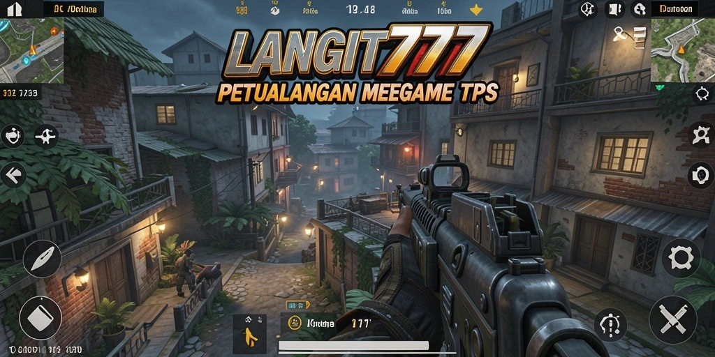 Tampilan gameplay LANGIT777 yang intens dan penuh aksi.